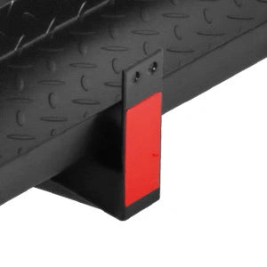 Hitch Mount Motorcycle Carrier Dirt Bike Scooter Carrier with Loading Ramp Wheel Lock 2" Receiver - Luckyermore